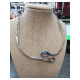 Napier Silver Tone Modernist Necklace