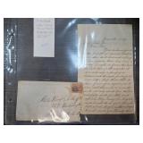 1869 New Haven Letter and Cover with #94 3Â¢