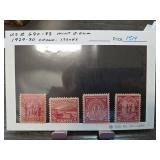 US 1929-30 2Â¢ Commemorative Stamps, Mint