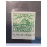 1933 Fort Dearborn 1 Cent Stamp Mint