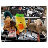 Plush Toys and Playing Cards Lot
