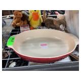 Cerutil Stoneware Oval Baking Dish Portugal