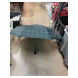 Totes Tartan Pattern Compact Umbrella