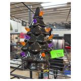 Ceramic Lighted Christmas Tree Decoration