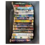 Disney and Animated VHS Tapes