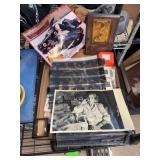 Ephemera Lot: Signed Batmobile Photo, Slides