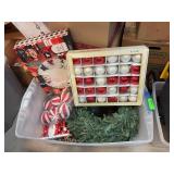 Christmas Decorations and Serveware Lot