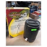 Timber Creek Portable Toilet and Igloo Cooler