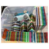 Multicolored Magnetic Building Tiles