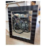 Rectangular Wall Mirror 36' x 30' Black Frame