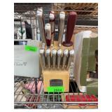 Argentum Stainless Knife Block Set