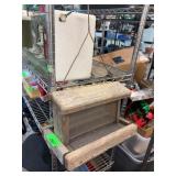 Wooden Hanging Bird Feeder