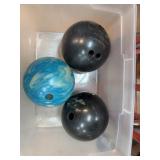 Three Bowling Balls: Brunswick and AMF