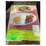 Food Network Oval Nested Serving Bowls Set
