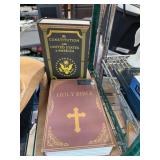 Book Safe Lot: Bible and Constitution