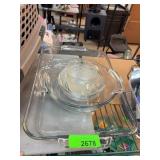 Glass Bakeware and Drinkware Lot
