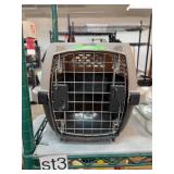 Plastic Pet Carrier with Metal Door