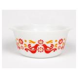 Pyrex 1qt Friendship Pattern Mixing Bowl