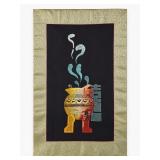 Chinese Style Textile Wall Hanging Scroll