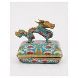 1982 Andleigh-Elliott Cloisonn© Dragon Box