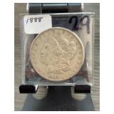 1888 Morgan Silver Dollar Coin