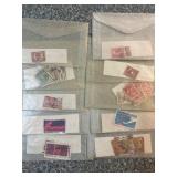 Vintage Stamps in Envelopes