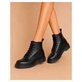 Dr. Martens 1460 Mono Black Boots, Size 7 US