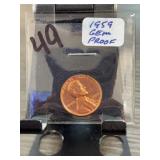 1959 Lincoln Cent Gem Proof