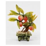 Jadeite Gemstone Bonsai Tree Sculpture