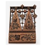 Decorative Hand-Carved Wooden Textile Stamp
