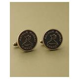 Arthur Murray Award Brass Cufflinks
