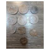 World Coins Collection, 10 Pieces