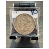 1891 Morgan Silver Dollar