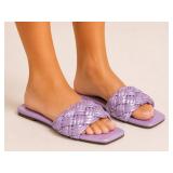 Vince Camuto Antonni Metallic Lilac Sandals New