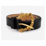 Dolce & Gabbana Black Leather Belt 32'