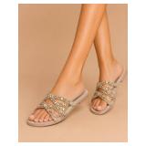 Vince Camuto VE-Katia Suede Sandals Size 8M New