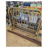 Brass Bed Frame with Rails