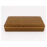 Geometric Bone Decorative Box with Hairline