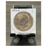 1971-D Eisenhower Dollar Choice UNC