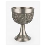 WMF Pewter Goblet with Embossed Figures