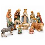 Goebel Hummel 13-Piece Porcelain Nativity Set