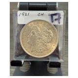 1921 Morgan Silver Dollar CH UNC