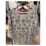 Solitaire Large Patterned Knit Top