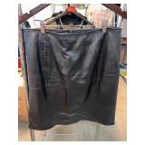 Croft & Barrow Lambskin Leather Skirt, Size