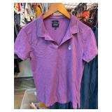 Armani Jeans Slim Fit Purple Polo Shirt, M