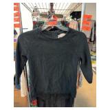 Philosophy Black Knit Sweater, Size Small