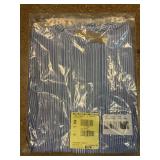 Striped Button-Up Shirt, Size Small