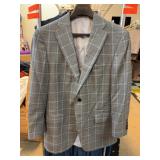 Hart Schaffner Marx Gray Plaid Blazer