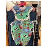 Plum Pudding Ltd. Farm Print Romper, 3T