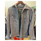 VTG 1946 Gray Sherpa-Lined Jacket, Size M